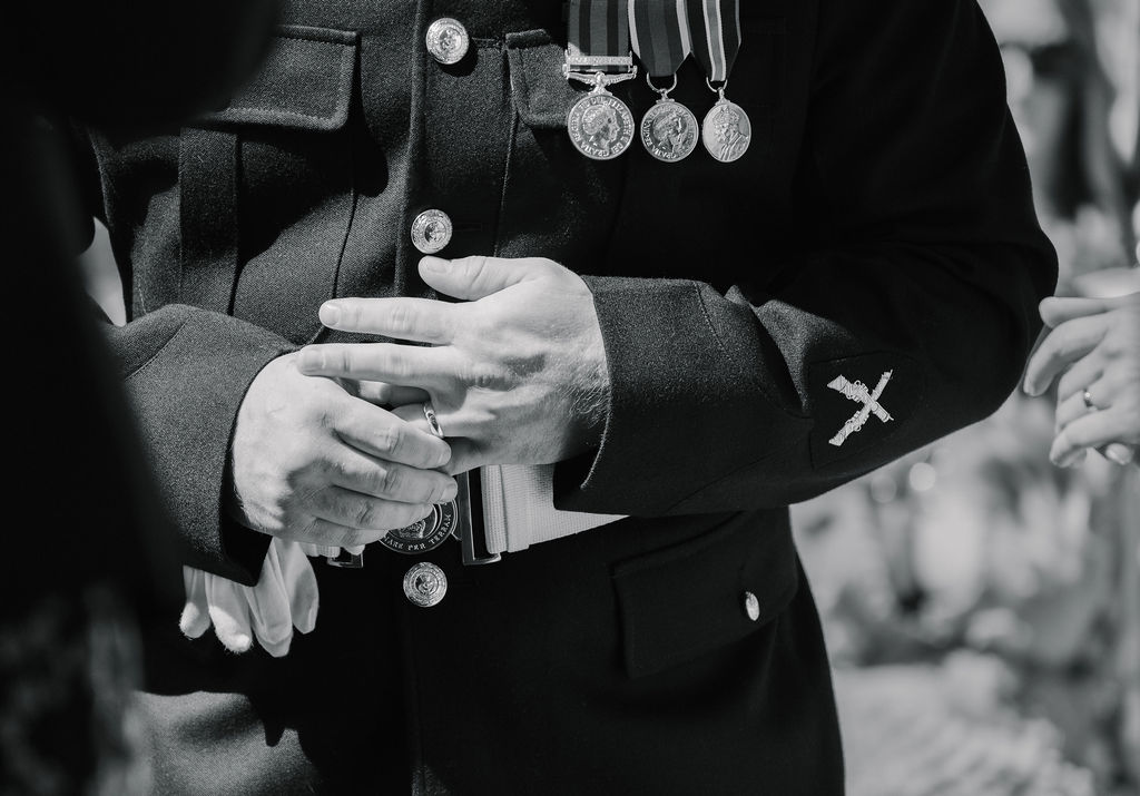 Intimate elopement photograph